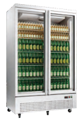 Beverage and Display Fridge 2 glass doors