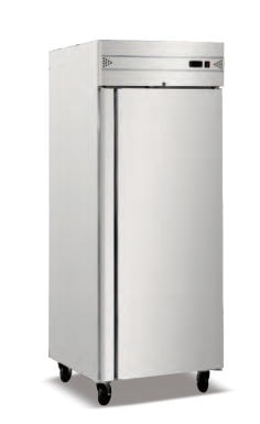 Freezer 1 door, stainless steel