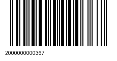 EAN barcode
